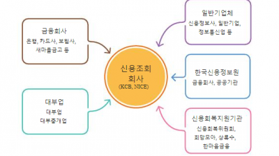 신용정보는 어떻게 모이고 이용되는 것일까